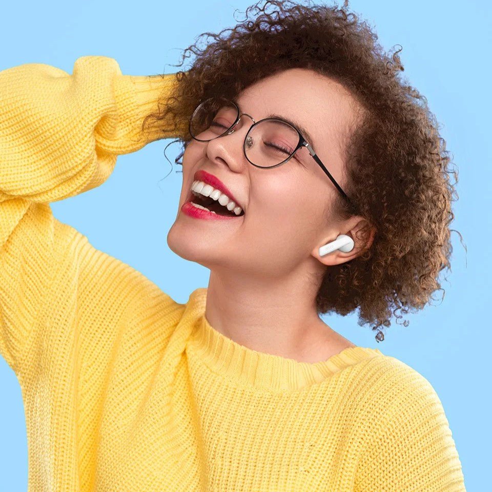 Écouteur Sans Fil - SonicClearPods™ - Blanc - Click&Scroll