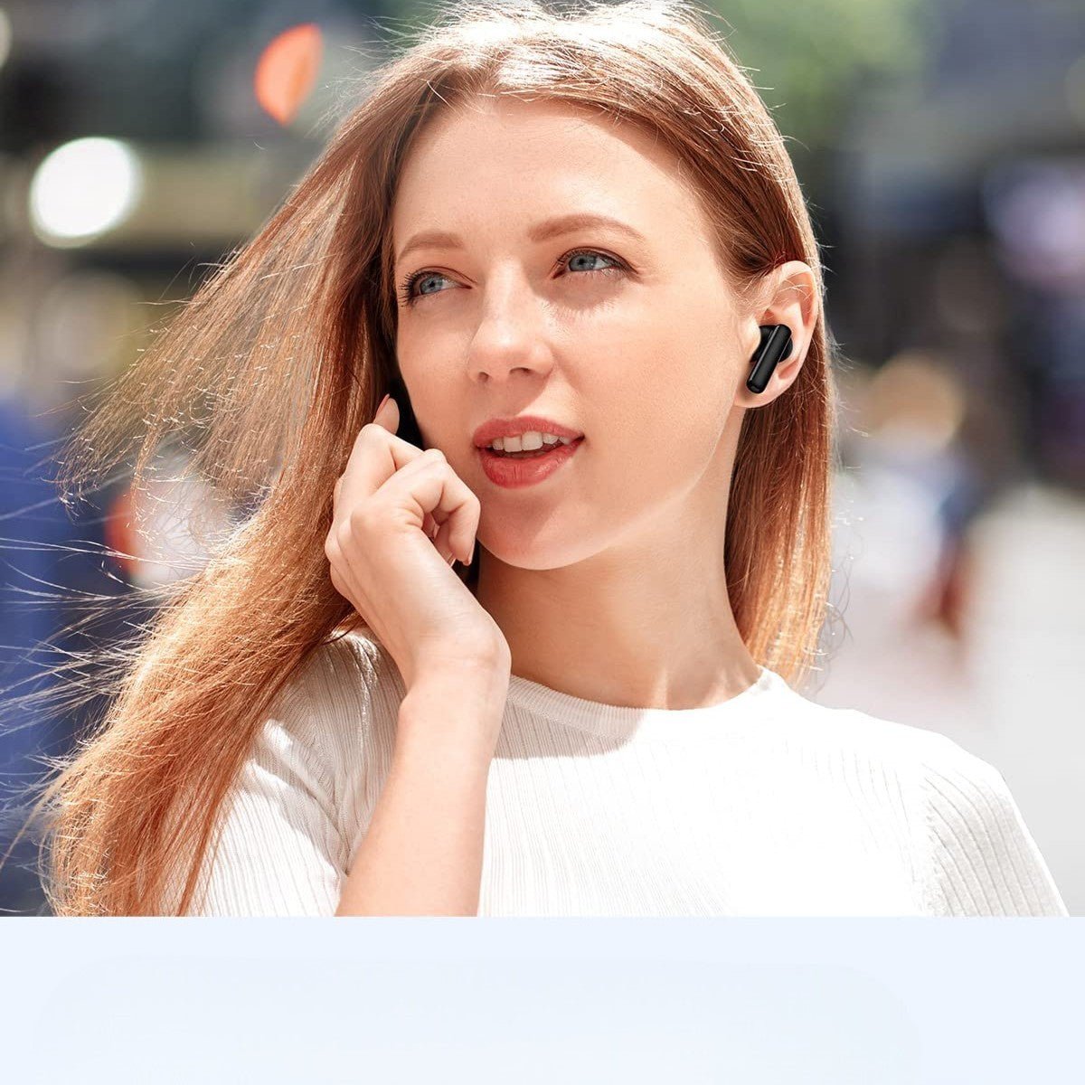 Écouteur Sans Fil - SonicClearPods™ - Noir - Click&Scroll