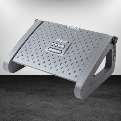 Repose Pied Bureau - UnderDeskFootrest™ - Gris - Click&Scroll