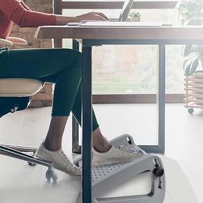 Repose Pied Bureau - UnderDeskFootrest™ - Gris - Click&Scroll