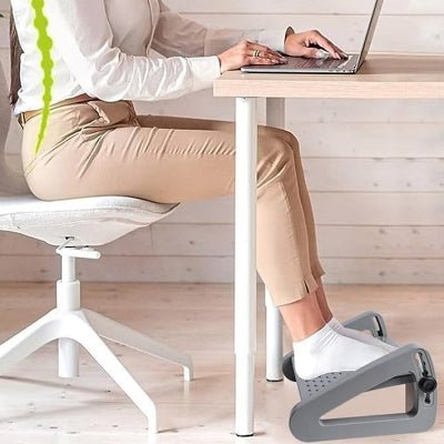 Repose Pied Bureau - UnderDeskFootrest™ - Gris - Click&Scroll