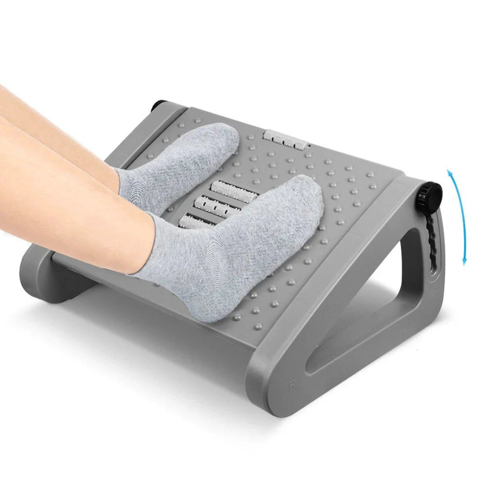 REPOSE PIED - RelaxDesk™ - Gris - Click&Scroll