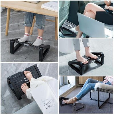 REPOSE PIED - RelaxDesk™ - Noir - Click&Scroll