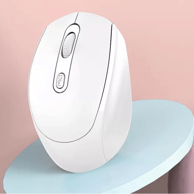 Souris Ergonomique Sans Fil - ErgoSilent™ - Blanc - Click&Scroll