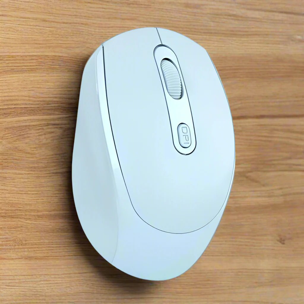 Souris Ergonomique Sans Fil - ErgoSilent™ - Bleu - Click&Scroll