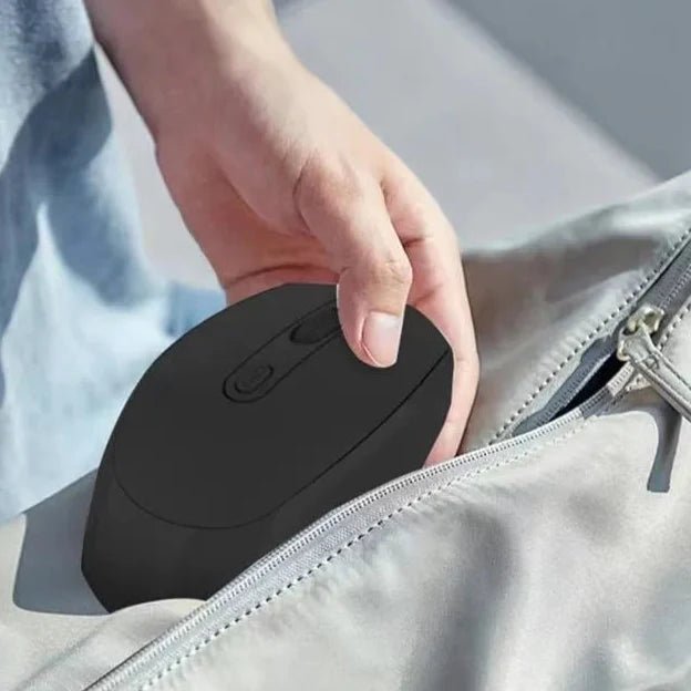Souris Ergonomique Sans Fil - ErgoSilent™ - Noir - Click&Scroll