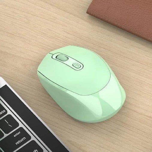 Souris Ergonomique Sans Fil - ErgoSilent™ - Vert - Click&Scroll