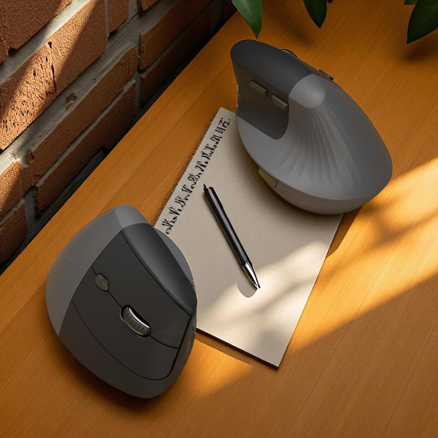 Souris Verticale - ErgoClickPro™ - Noir - Click&Scroll