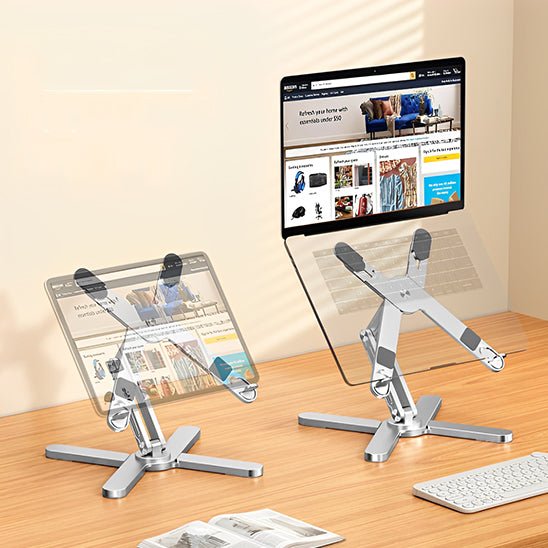 support ordinateur portable portant tablette et ordinateur