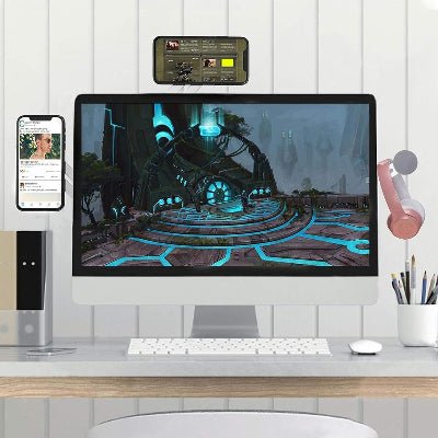 SUPPORT TELEPHONE - SnapSide™ - Argent - Click&Scroll