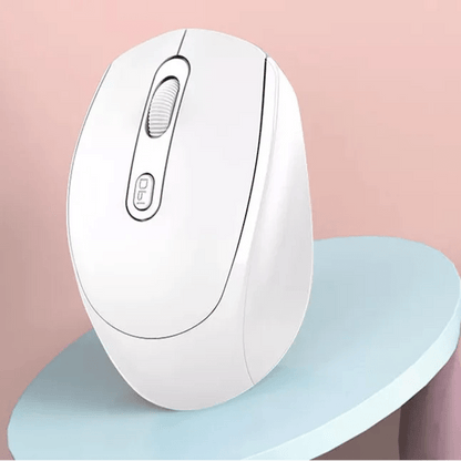 Souris Ergonomique Sans Fil - ErgoSilent™ - Blanc - Click&Scroll