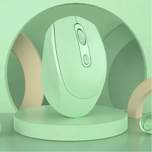 Souris Ergonomique Sans Fil - ErgoSilent™ - Vert - Click&Scroll