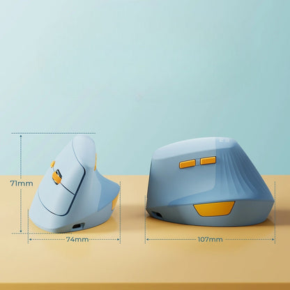 Souris Verticale - ErgoClickPro™ - Bleu - Click&Scroll