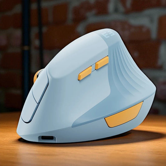 Souris Verticale - ErgoClickPro™ - Bleu - Click&Scroll