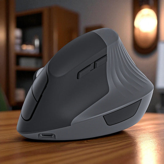 Souris Verticale - ErgoClickPro™ - Noir - Click&Scroll